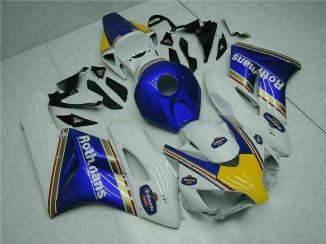 2004-2005 Honda CBR1000RR Motorcycle Fairing - White Blue Yellow Rothmans Canada Websites
