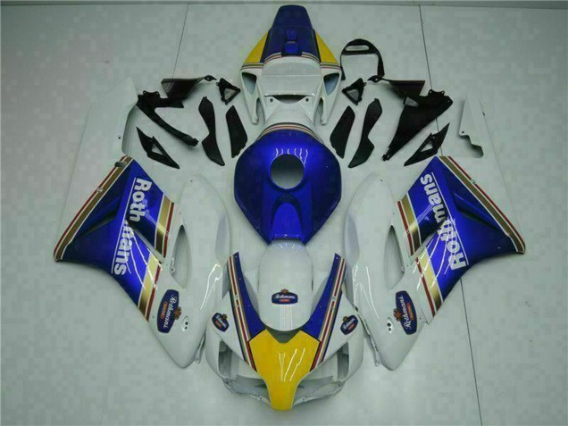2004-2005 Honda CBR1000RR Motorcycle Fairing - White Blue Yellow Rothmans Canada Websites