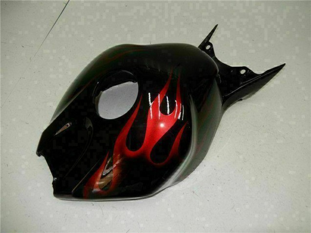 2004-2005 Honda CBR1000RR Motorcycle Fairings - Glossy Black Red Flame Canada Websites