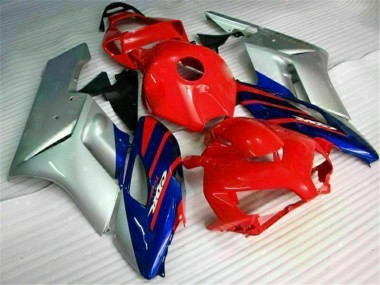 2004-2005 Honda CBR1000RR Motorcycle Fairings - Silver Red Blue Black Stripe Canada Websites