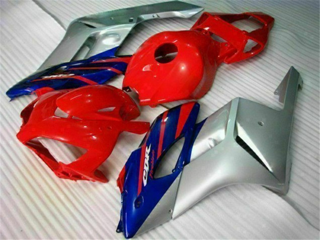 2004-2005 Honda CBR1000RR Motorcycle Fairings - Silver Red Blue Black Stripe Canada Websites
