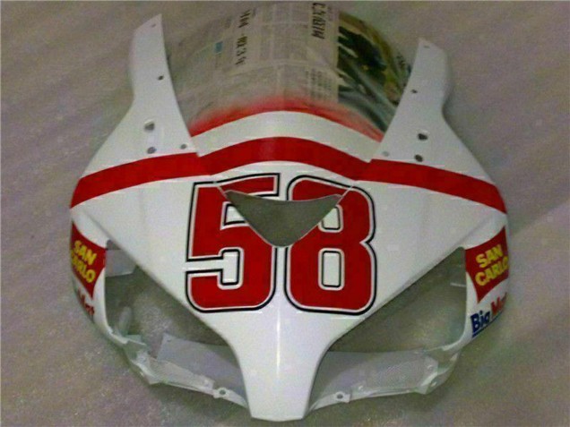 2004-2005 Honda CBR1000RR Motorcycle Fairings - White Red Yellow San Carlo 58 Canada Websites