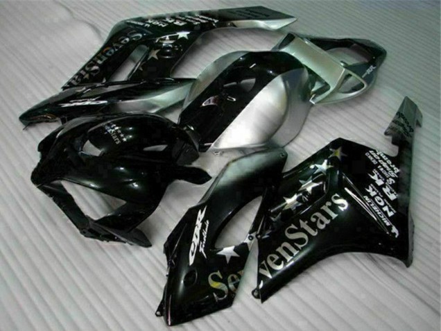 2004-2005 Honda CBR1000RR Motorcycle Fairings - Silver Glossy Black SevenStars Canada Websites