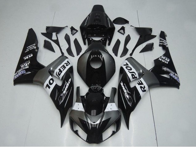 2004-2005 Honda CBR1000RR Motorcycle Fairings - Grey White Glossy Black Repsol Canada Websites