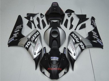 2004-2005 Honda CBR1000RR Motorcycle Fairings - Silver Glossy Black Repsol Canada Websites