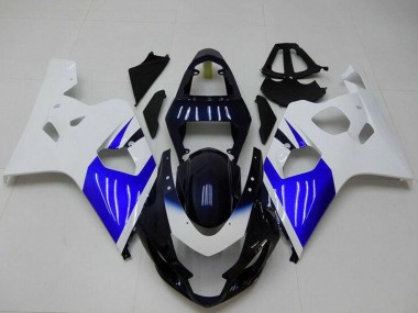 2004-2005 Suzuki GSXR 600/750 Bike Fairings - White Blue Black Canada Websites