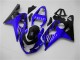 2004-2005 Suzuki GSXR 600/750 Motorcycle Fairings - Blue Glossy Black Canada Websites