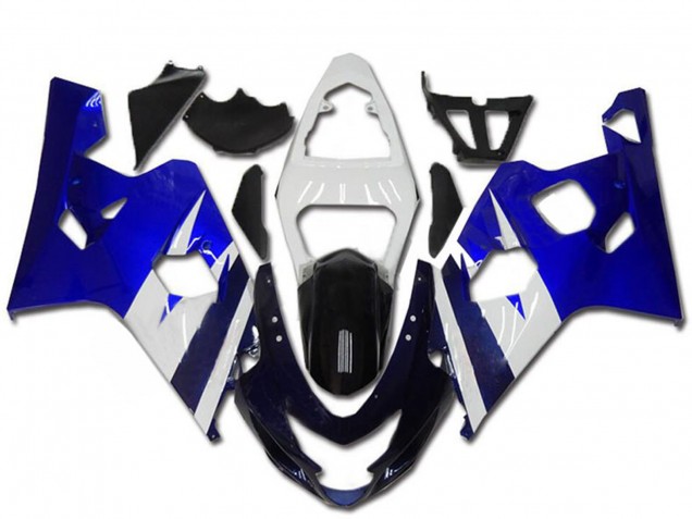 2004-2005 Suzuki GSXR 600/750 Motorcycle Fairing Kits - White Blue Black Canada Websites