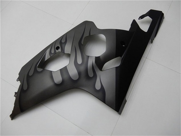 2004-2005 Suzuki GSXR 600/750 Motorcycle Fairings - Grey Black Flame Canada Websites