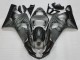 2004-2005 Suzuki GSXR 600/750 Motorcycle Fairings - Grey Black Flame Canada Websites