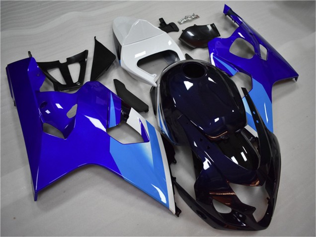 2004-2005 Suzuki GSXR 600/750 Motorcycle Fairing - White Blue Black Canada Websites