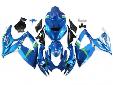 2004-2005 Suzuki GSXR 600/750 Motorcycle Fairings - Blue Green White Canada Websites