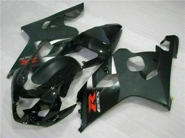 2004-2005 Suzuki GSXR 600/750 Motorcycle Fairings - Glossy Black Matte Black Red Decal Canada Websites