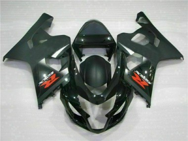 2004-2005 Suzuki GSXR 600/750 Motorcycle Fairings - Glossy Black Matte Black Red Decal Canada Websites
