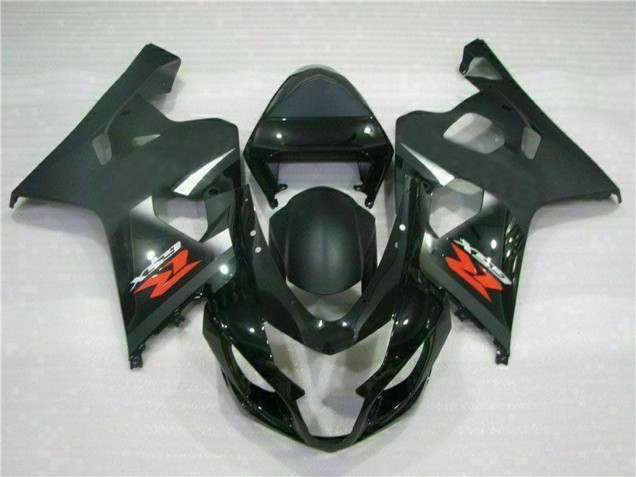 2004-2005 Suzuki GSXR 600/750 Motorcycle Fairings - Glossy Black Matte Black Red Decal Canada Websites