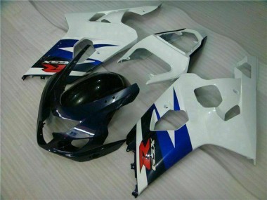2004-2005 Suzuki GSXR 600/750 Motorcycle Fairings - White Blue Glossy Black Red Canada Websites