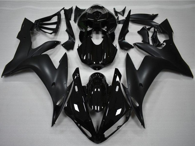 2004-2006 Yamaha YZF R1 Motorcycle Fairings - Glossy Black Matte Black Canada Websites