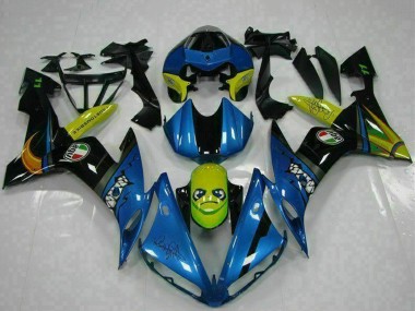 2004-2006 Yamaha YZF R1 Motorcycle Fairings - Blue Yellow Shark Canada Websites