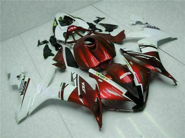 2004-2006 Yamaha YZF R1 Motorcycle Fairings - White Red Yellow Motul 46 Canada Websites