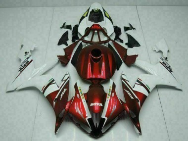 2004-2006 Yamaha YZF R1 Motorcycle Fairings - White Red Yellow Motul 46 Canada Websites