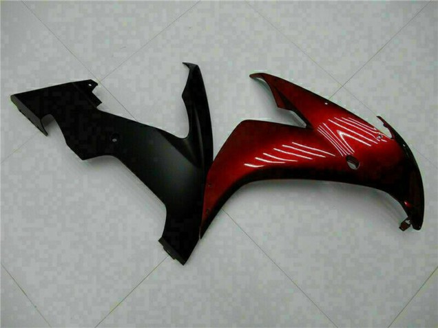 2004-2006 Yamaha YZF R1 Motorcycle Fairings - Maroon Red Matte Black Canada Websites