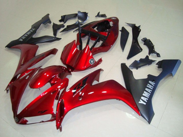 2004-2006 Yamaha YZF R1 Motorcycle Fairing - Red Matte Black Canada Websites