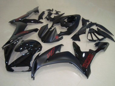 2004-2006 Yamaha YZF R1 Motorcycle Fairings - Glossy Black Matte Black Red Canada Websites