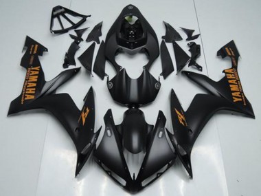2004-2006 Yamaha YZF R1 Motorcycle Fairings - Matte Black Orange Canada Websites