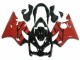 2004-2007 Honda CBR600 F4i Motorcycle Fairings Kits - Red Glossy Black Canada Websites