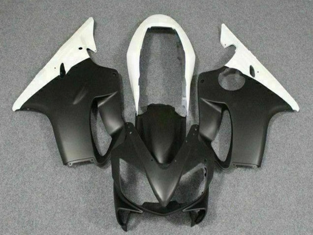 2004-2007 Honda CBR600 F4i Motorcycle Fairings - White Matte Black Canada Websites