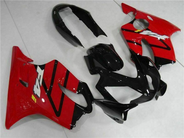 2004-2007 Honda CBR600 F4i Bike Fairings - Red Glossy Black Canada Websites