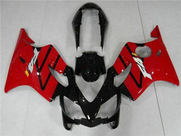 2004-2007 Honda CBR600 F4i Bike Fairings - Red Glossy Black Canada Websites