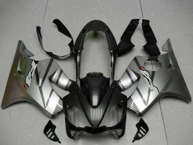 2004-2007 Honda CBR600 F4i Motorcycle Fairings - Silver Matte Black Canada Websites