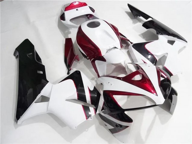 2005-2006 Honda CBR600RR Motorcycle Fairings Kits - White Red Black Canada Websites