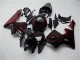 2005-2006 Honda CBR600RR Motorcycle Fairing Kits - Glossy Black Red Flame Canada Websites