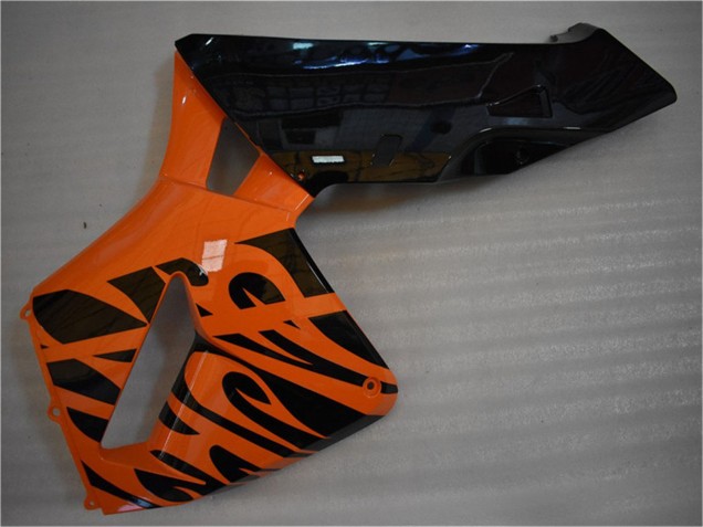 2005-2006 Honda CBR600RR Motorcycle Fairing - Orange Black Flame Canada Websites