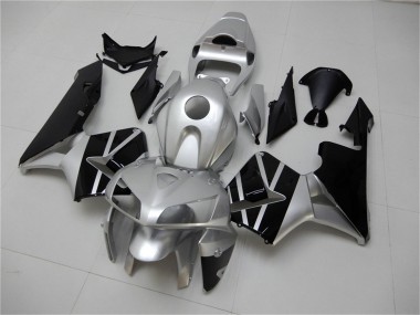 2005-2006 Honda CBR600RR Motorcycle Fairing - Silver Black Canada Websites