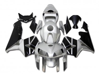 2005-2006 Honda CBR600RR Motorcycle Fairing - Silver Black Canada Websites