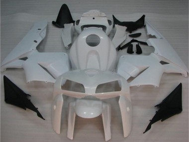 2005-2006 Honda CBR600RR Motorcycle Fairing Kits - White Canada Websites