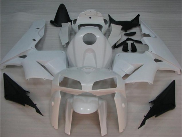 2005-2006 Honda CBR600RR Motorcycle Fairing Kits - White Canada Websites