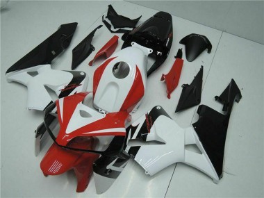 2005-2006 Honda CBR600RR Motorcycle Fairing Kits - White Red Black Canada Websites
