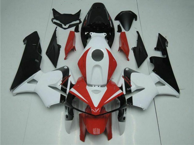2005-2006 Honda CBR600RR Motorcycle Fairing Kits - White Red Black Canada Websites