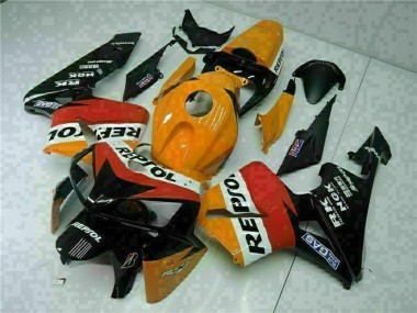2005-2006 Honda CBR600RR Motorcycle Fairings - Orange White Red Black Repsol Canada Websites