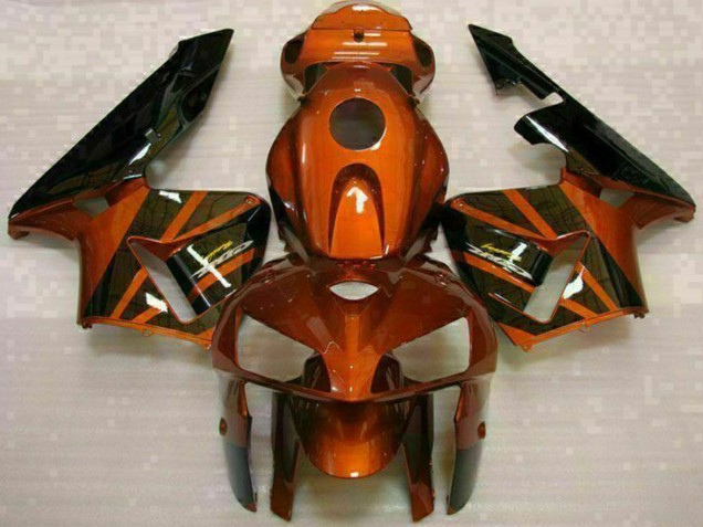 2005-2006 Honda CBR600RR Motorcycle Fairing Kits - Orange Black Canada Websites