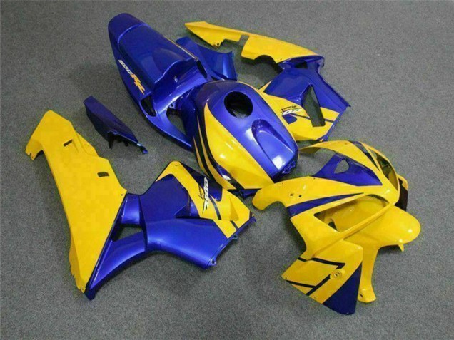 2005-2006 Honda CBR600RR Motorcycle Fairings - Yellow Blue Canada Websites