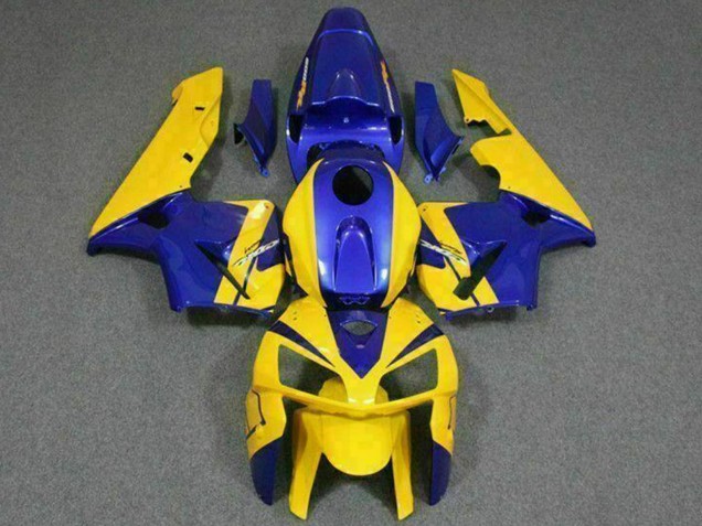 2005-2006 Honda CBR600RR Motorcycle Fairings - Yellow Blue Canada Websites