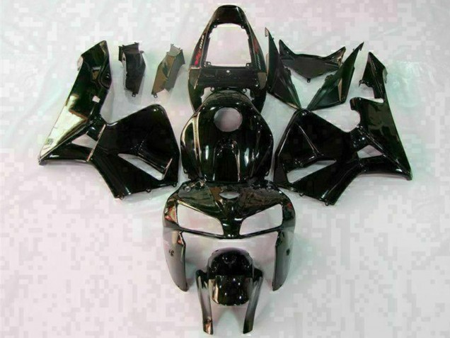 2005-2006 Honda CBR600RR Motorcycle Fairings - Glossy Black White Canada Websites