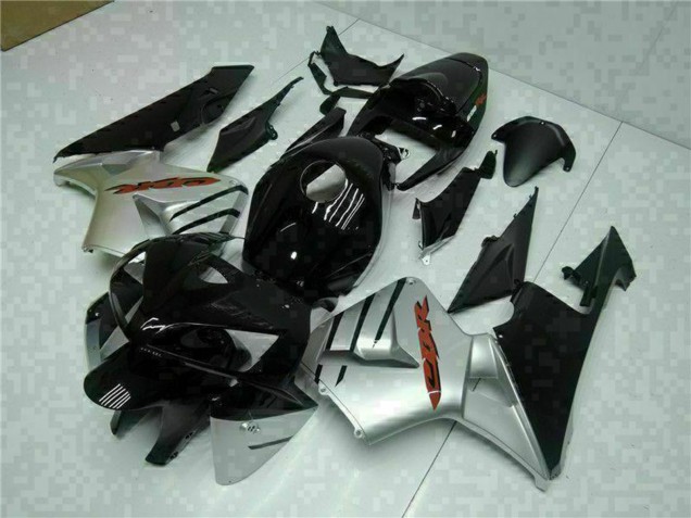 2005-2006 Honda CBR600RR Motorcycle Fairings - Glossy Black Silver Canada Websites