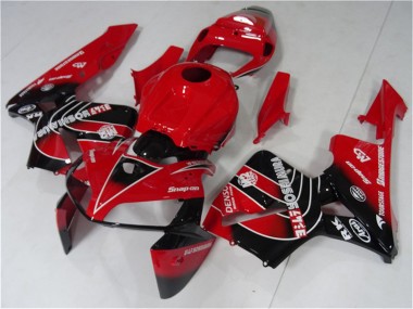 2005-2006 Honda CBR600RR Motorcycle Fairings Kit - Red Black Canada Websites