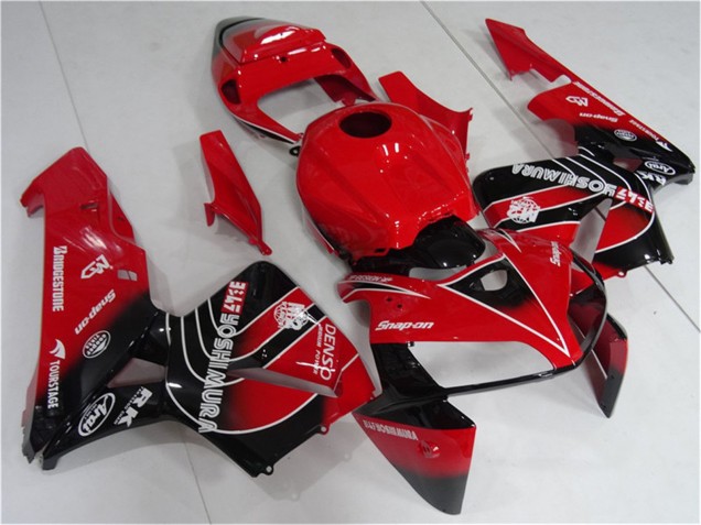 2005-2006 Honda CBR600RR Motorcycle Fairings Kit - Red Black Canada Websites
